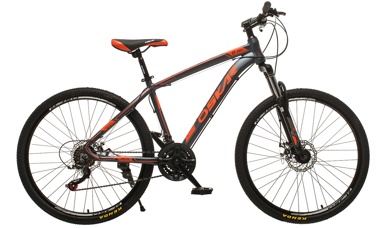 Фотографія Велосипед Oskar New Carter 26" 2021, розмір М, Gray-Orange